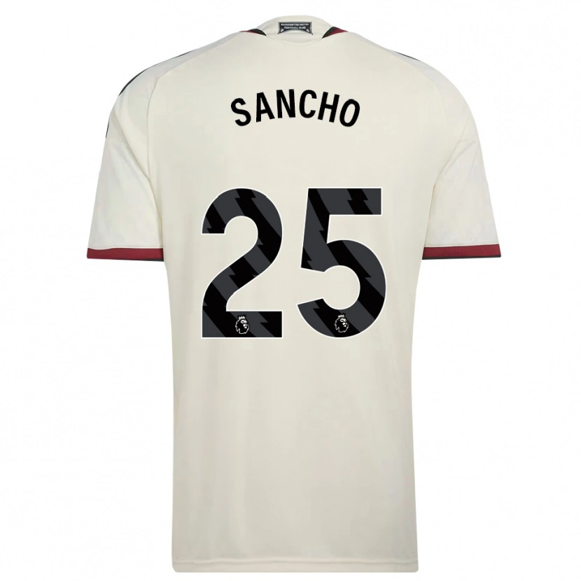 Danxen Mænd Jadon Sancho #25 Beige Sort Rød Tredje Sæt Spillertrøjer 2026/27 Trøje T-Shirt