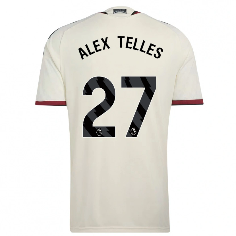 Danxen Mænd Alex Nicolao Telles #27 Beige Sort Rød Tredje Sæt Spillertrøjer 2026/27 Trøje T-Shirt