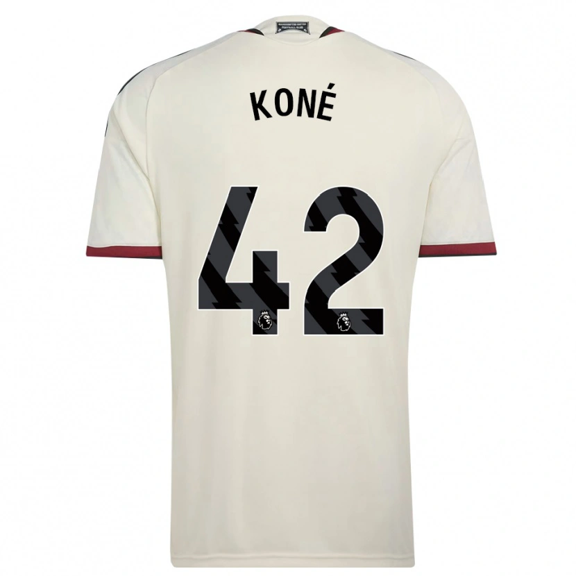 Danxen Mænd Sékou Koné #42 Beige Sort Rød Tredje Sæt Spillertrøjer 2026/27 Trøje T-Shirt