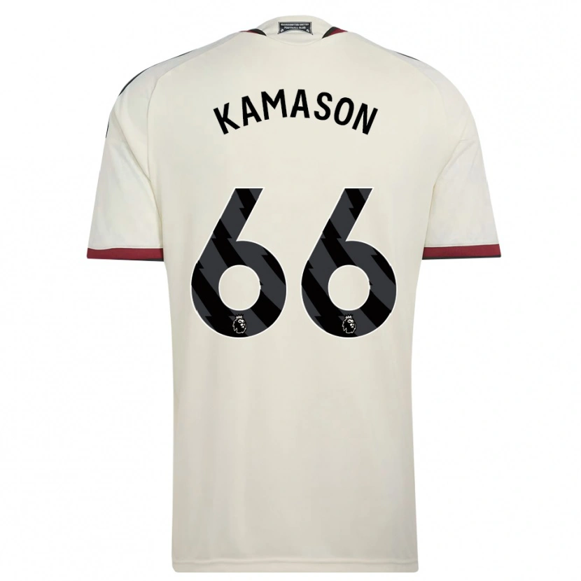 Danxen Mænd Jaydan Kamason #66 Beige Sort Rød Tredje Sæt Spillertrøjer 2026/27 Trøje T-Shirt