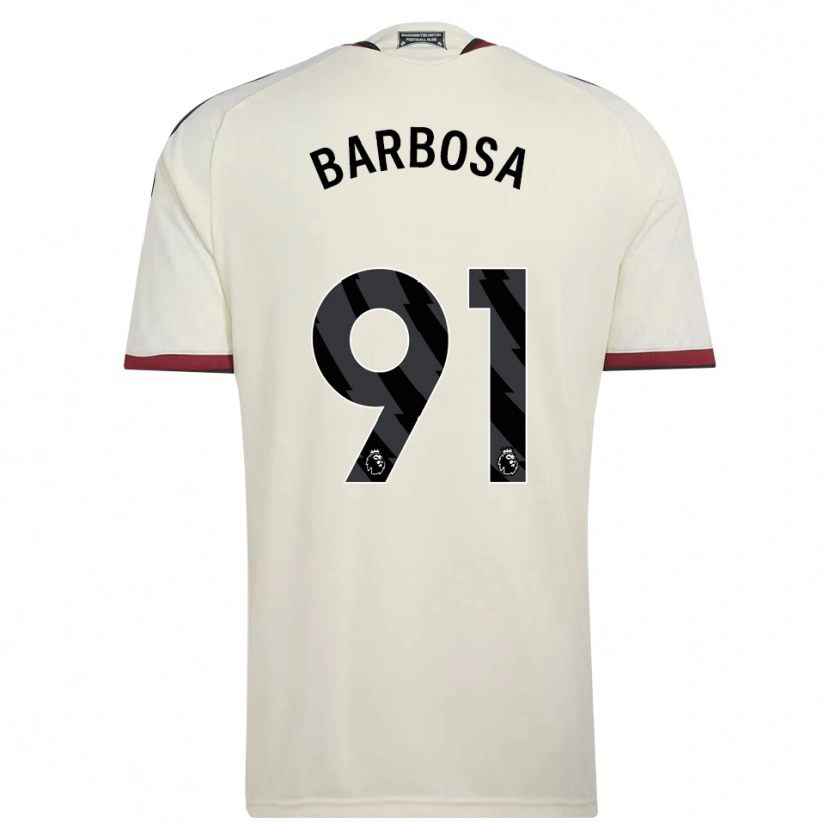 Danxen Mænd Neithan Barbosa #91 Beige Sort Rød Tredje Sæt Spillertrøjer 2026/27 Trøje T-Shirt