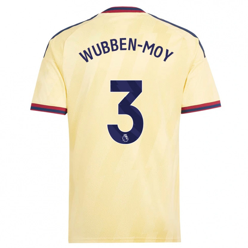 Danxen Mænd Lotte Wubben-Moy #3 Lys Gul Midnatsblå Tredje Sæt Spillertrøjer 2026/27 Trøje T-Shirt