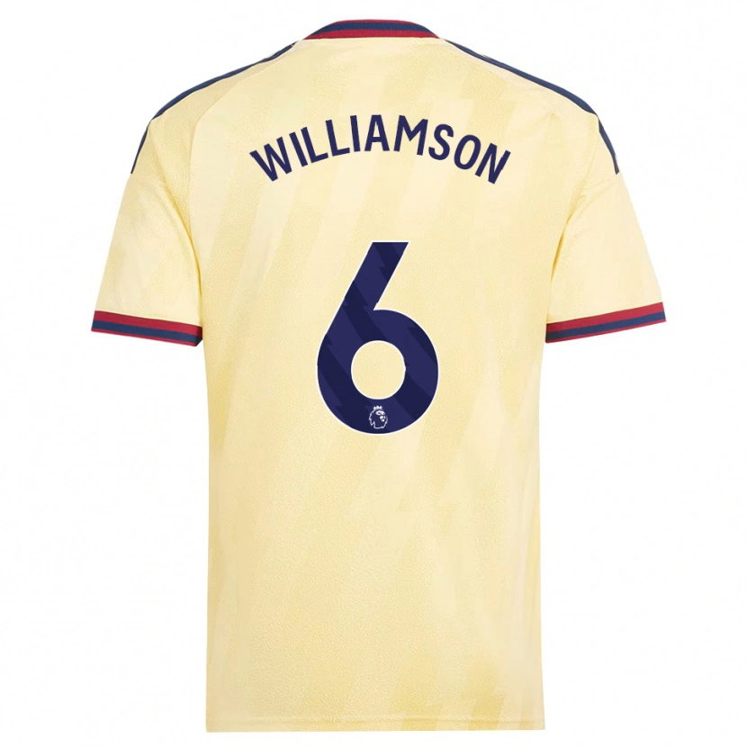 Danxen Mænd Leah Williamson #6 Lys Gul Midnatsblå Tredje Sæt Spillertrøjer 2026/27 Trøje T-Shirt