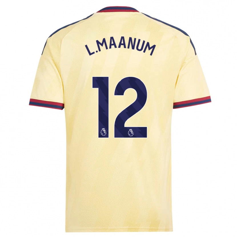 Danxen Mænd Frida Maanum #12 Lys Gul Midnatsblå Tredje Sæt Spillertrøjer 2026/27 Trøje T-Shirt