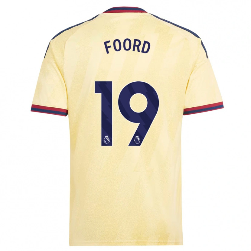 Danxen Mænd Caitlin Foord #19 Lys Gul Midnatsblå Tredje Sæt Spillertrøjer 2026/27 Trøje T-Shirt
