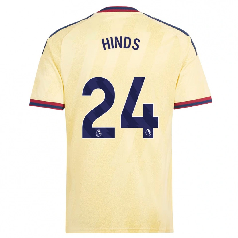 Danxen Mænd Taylor Hinds #24 Lys Gul Midnatsblå Tredje Sæt Spillertrøjer 2026/27 Trøje T-Shirt