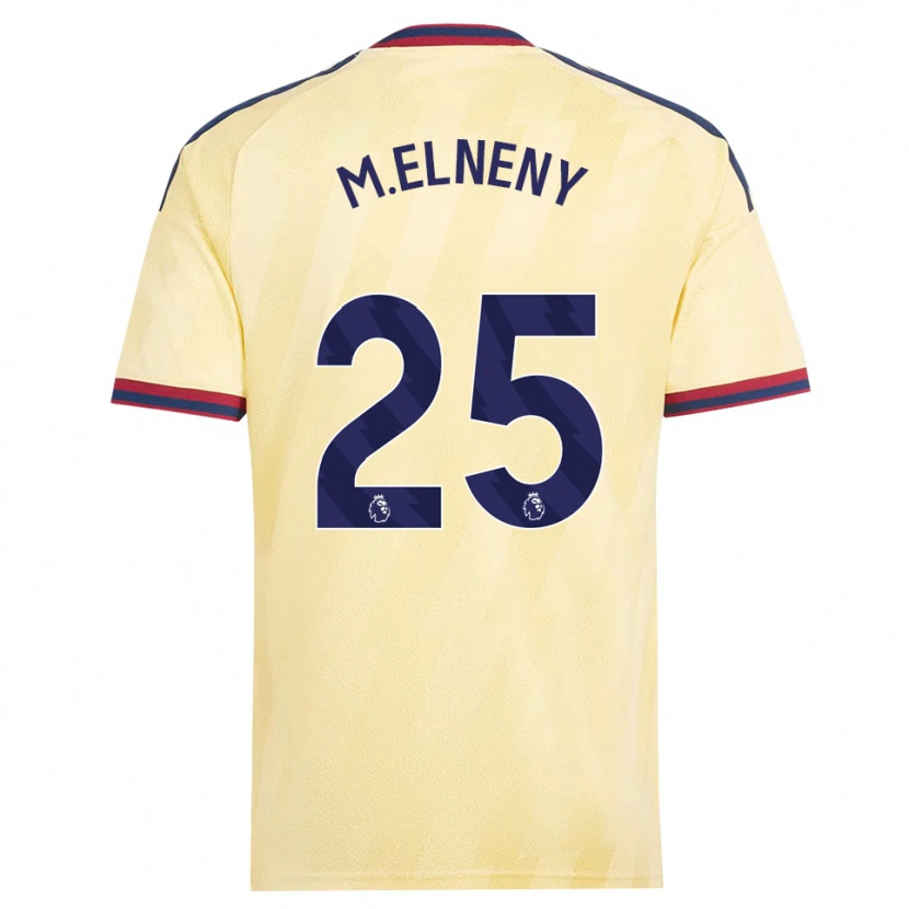 Danxen Mænd Mohamed Elneny #25 Lys Gul Midnatsblå Tredje Sæt Spillertrøjer 2026/27 Trøje T-Shirt