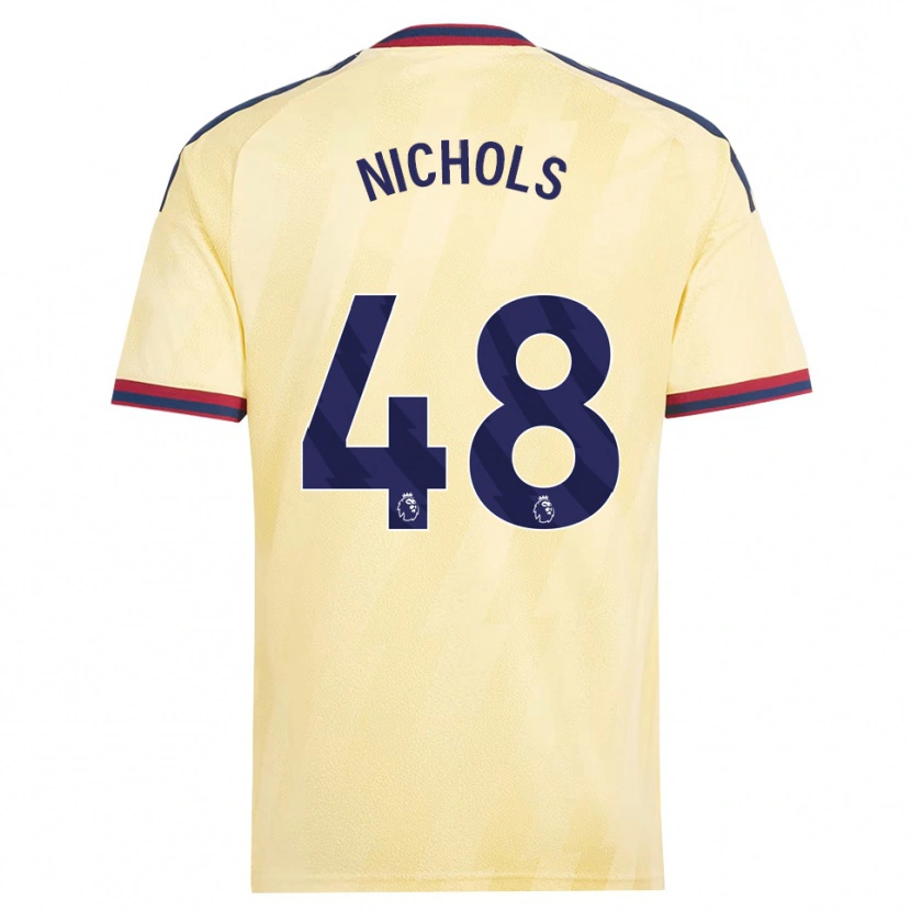 Danxen Mænd Josh Nichols #48 Lys Gul Midnatsblå Tredje Sæt Spillertrøjer 2026/27 Trøje T-Shirt