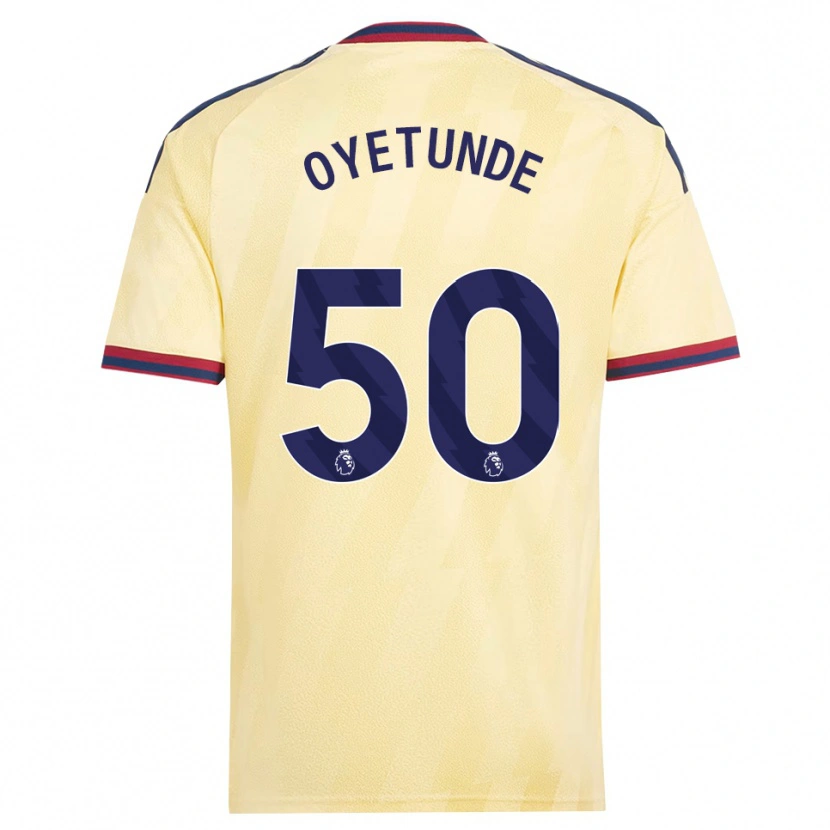 Danxen Mænd Daniel Oyetunde #50 Lys Gul Midnatsblå Tredje Sæt Spillertrøjer 2026/27 Trøje T-Shirt