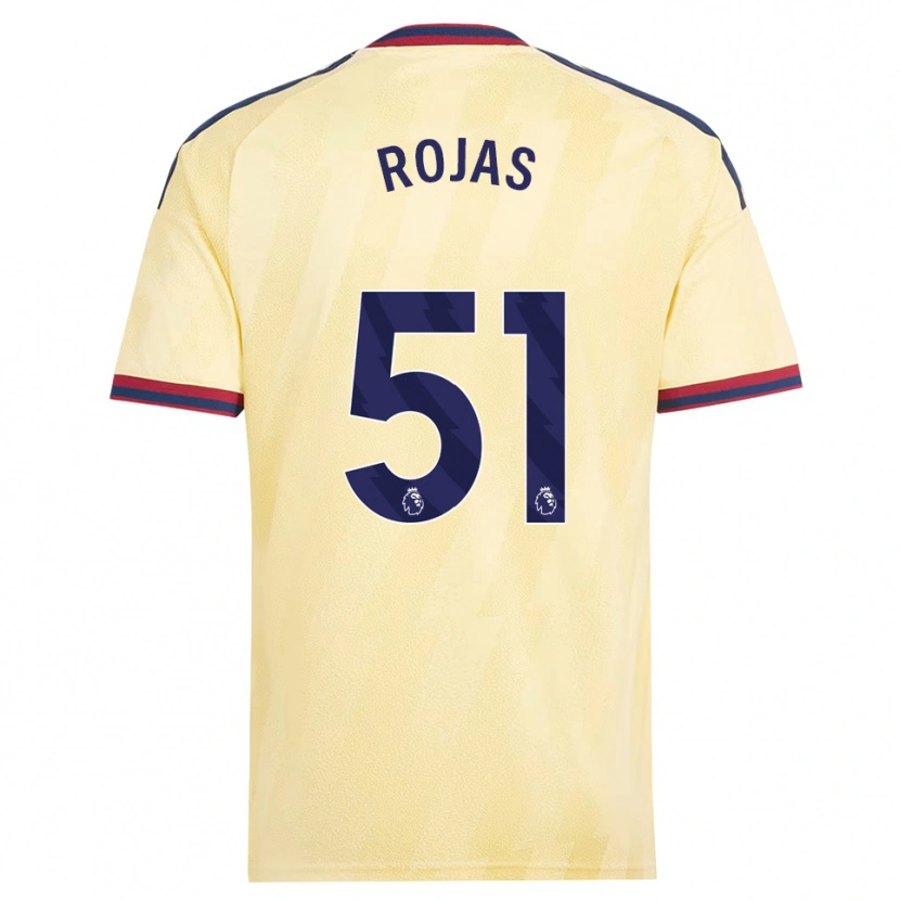Danxen Mænd Alexei Rojas #51 Lys Gul Midnatsblå Tredje Sæt Spillertrøjer 2026/27 Trøje T-Shirt