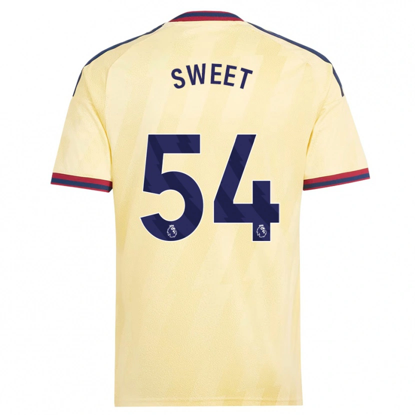 Danxen Mænd Will Sweet #54 Lys Gul Midnatsblå Tredje Sæt Spillertrøjer 2026/27 Trøje T-Shirt
