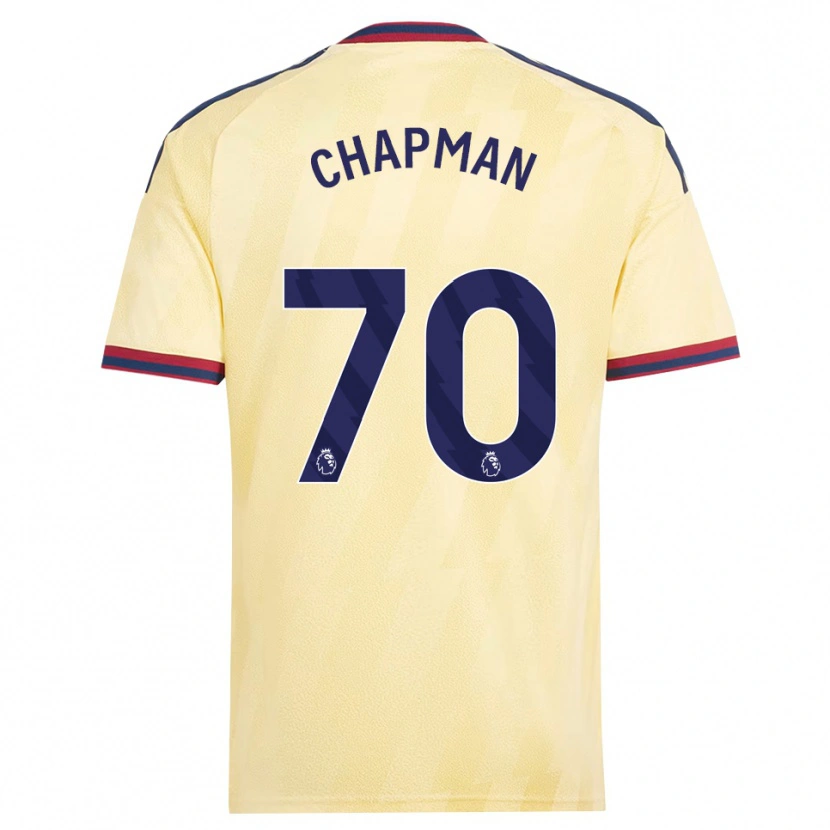 Danxen Mænd Samuel Chapman #70 Lys Gul Midnatsblå Tredje Sæt Spillertrøjer 2026/27 Trøje T-Shirt