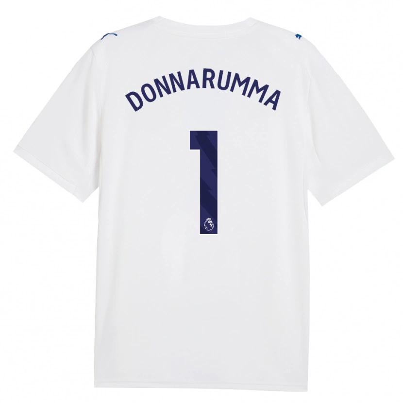 Danxen Mænd Gianluigi Donnarumma #1 Marine Hvid Tredje Sæt Spillertrøjer 2026/27 Trøje T-Shirt