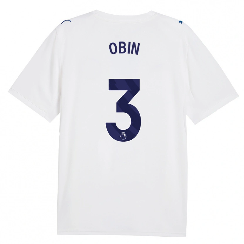 Danxen Mænd Yohann Obin #3 Marine Hvid Tredje Sæt Spillertrøjer 2026/27 Trøje T-Shirt