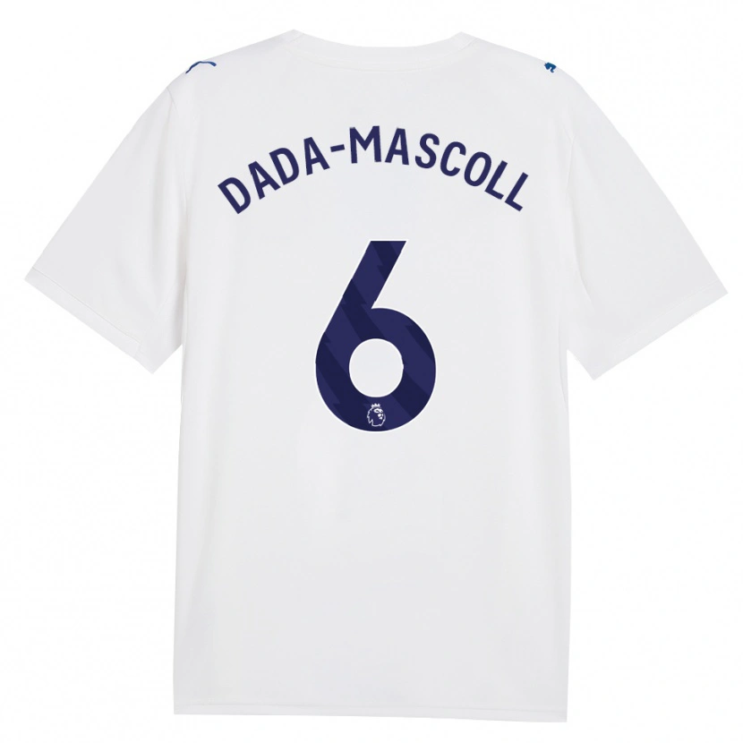Danxen Mænd Isaiah Dada-Mascoll #6 Marine Hvid Tredje Sæt Spillertrøjer 2026/27 Trøje T-Shirt