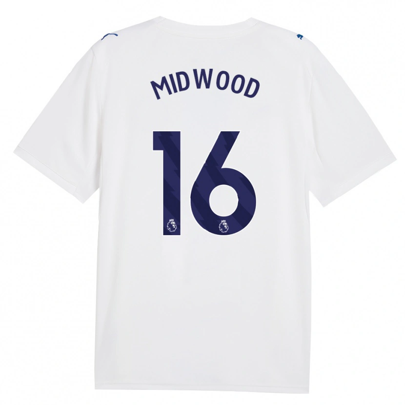 Danxen Mænd Kylan Midwood #16 Marine Hvid Tredje Sæt Spillertrøjer 2026/27 Trøje T-Shirt