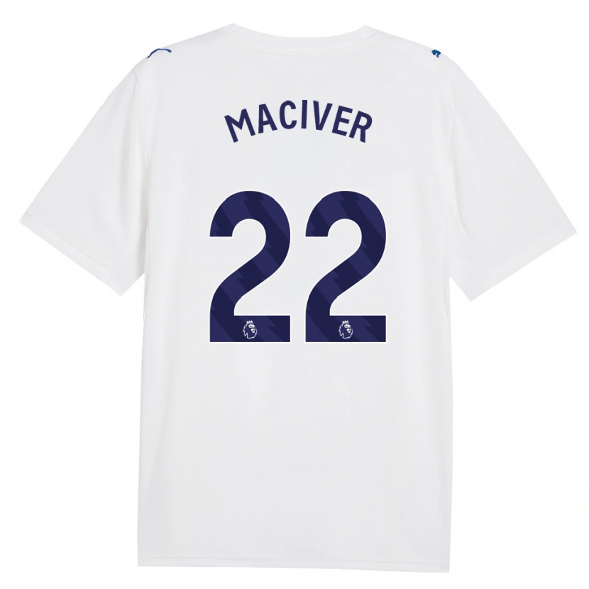 Danxen Mænd Sandy Maciver #22 Marine Hvid Tredje Sæt Spillertrøjer 2026/27 Trøje T-Shirt