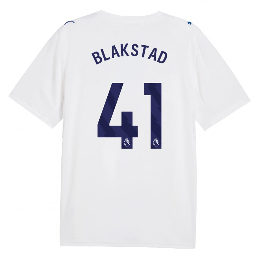 Danxen Mænd Julie Blakstad #41 Marine Hvid Tredje Sæt Spillertrøjer 2026/27 Trøje T-Shirt