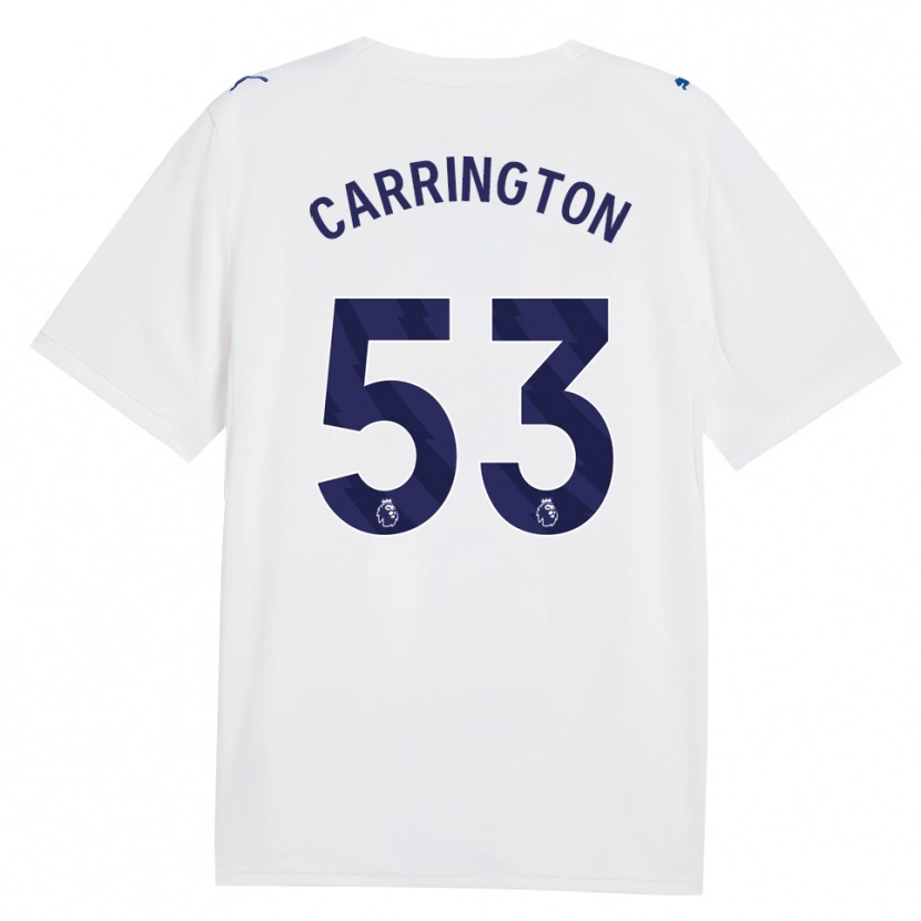Danxen Mænd Ezra Carrington #53 Marine Hvid Tredje Sæt Spillertrøjer 2026/27 Trøje T-Shirt