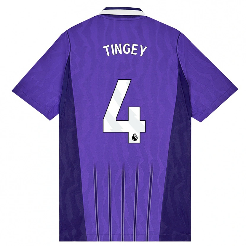 Danxen Mænd Tyler Tingey #4 Lilla Hvid Tredje Sæt Spillertrøjer 2026/27 Trøje T-Shirt