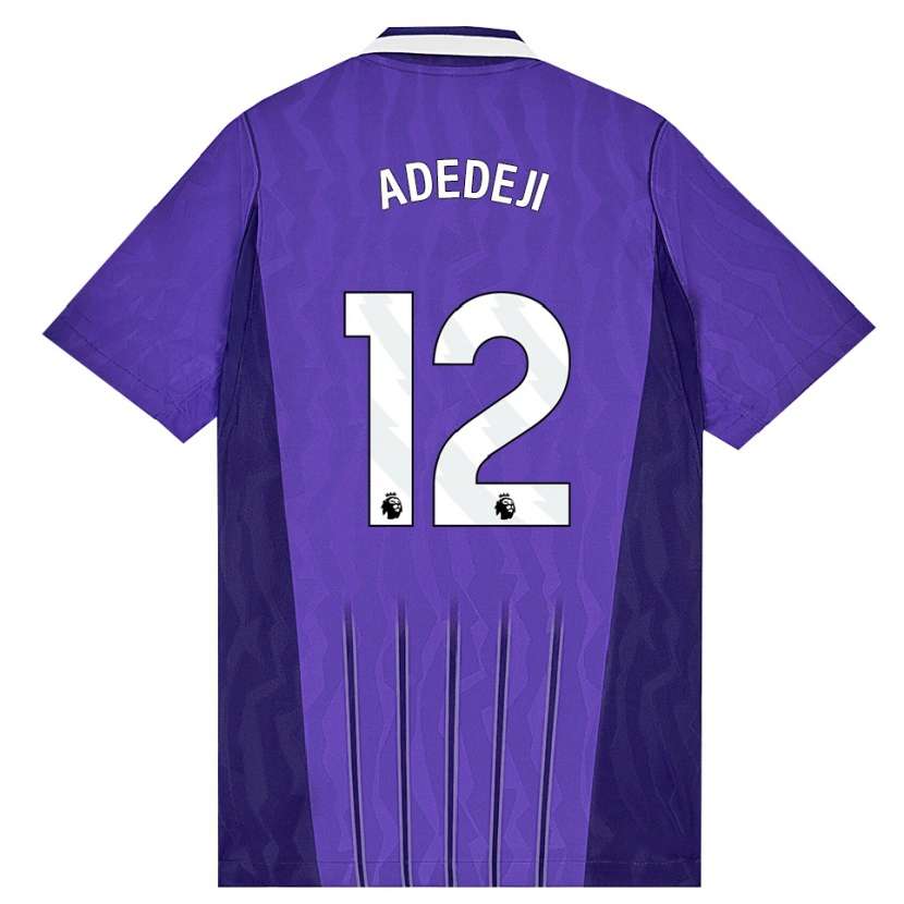 Danxen Mænd Maxwell Adedeji #12 Lilla Hvid Tredje Sæt Spillertrøjer 2026/27 Trøje T-Shirt