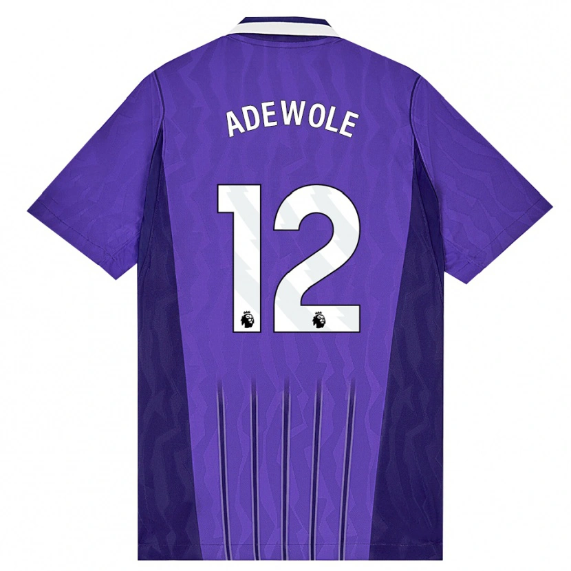 Danxen Mænd Miracle Adewole #12 Lilla Hvid Tredje Sæt Spillertrøjer 2026/27 Trøje T-Shirt
