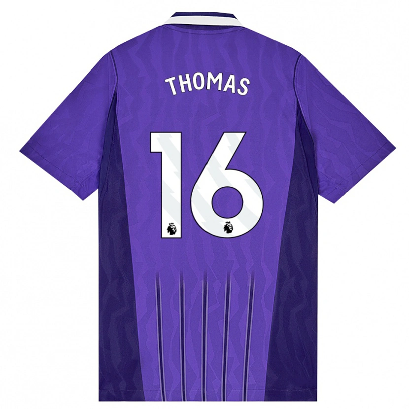 Danxen Mænd Cameron Thomas #16 Lilla Hvid Tredje Sæt Spillertrøjer 2026/27 Trøje T-Shirt
