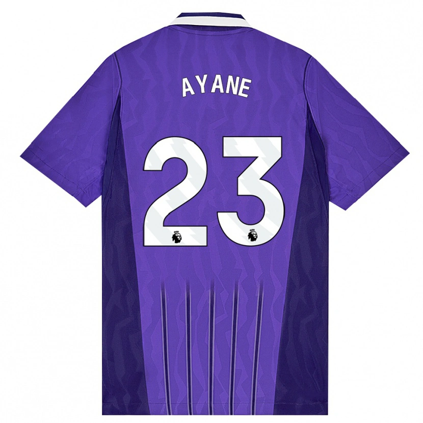 Danxen Mænd Rosella Ayane #23 Lilla Hvid Tredje Sæt Spillertrøjer 2026/27 Trøje T-Shirt