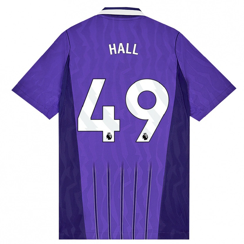 Danxen Mænd Tyrese Hall #49 Lilla Hvid Tredje Sæt Spillertrøjer 2026/27 Trøje T-Shirt
