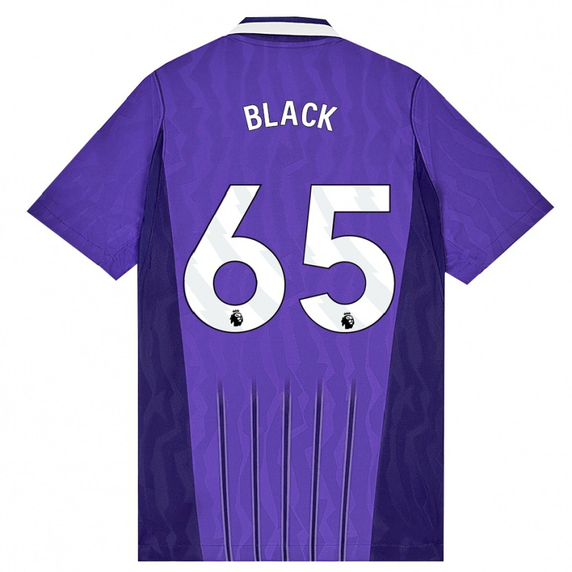 Danxen Mænd Leo Black #65 Lilla Hvid Tredje Sæt Spillertrøjer 2026/27 Trøje T-Shirt