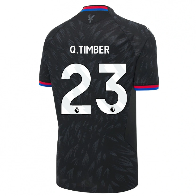 Danxen Mænd Quinten Timber #23 Sort Blå Rød Udebane Spillertrøjer 2026/27 Trøje T-Shirt