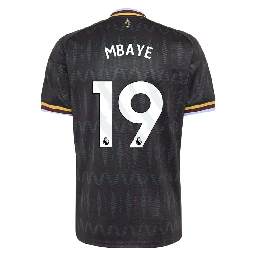 Danxen Mænd Ibrahim Mbaye #19 Kornblomstblå Sort Gul Udebane Spillertrøjer 2026/27 Trøje T-Shirt