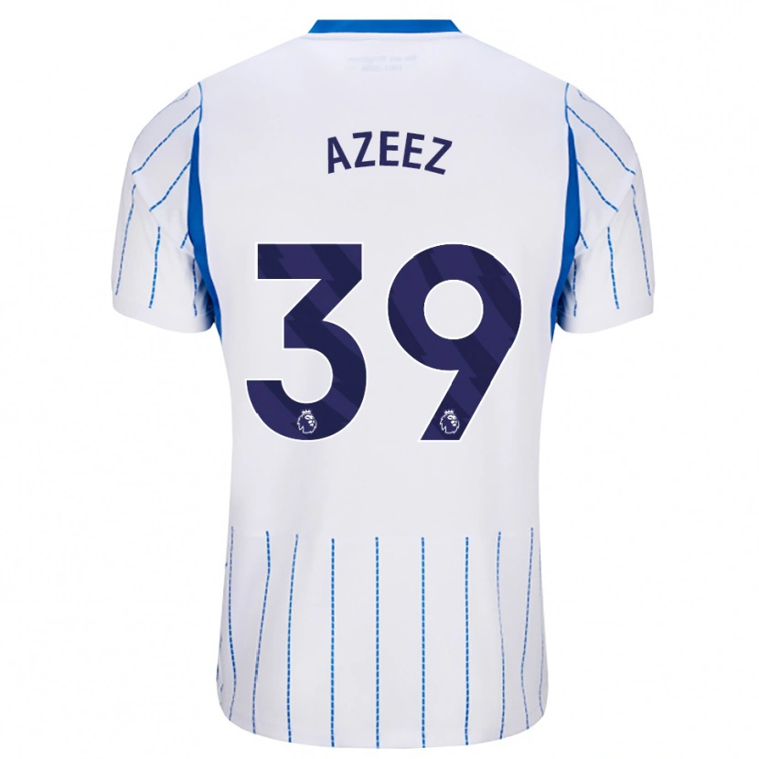 Danxen Mænd Femi Azeez #39 Jægerblå Hvid Udebane Spillertrøjer 2026/27 Trøje T-Shirt