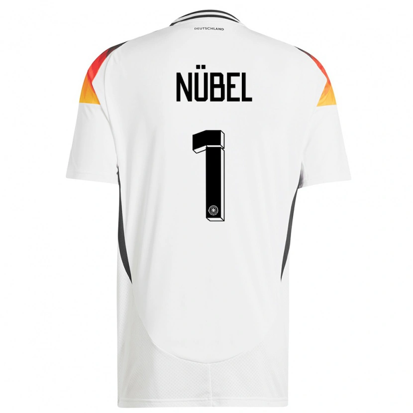 Danxen Børn Tyskland Alexander Nübel #1 Hvid Hjemmebane Spillertrøjer 24-26 Trøje T-Shirt