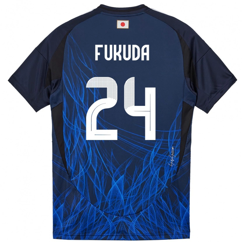 Danxen Børn Japan Shio Fukuda #24 Mørkeblå Hjemmebane Spillertrøjer 24-26 Trøje T-Shirt