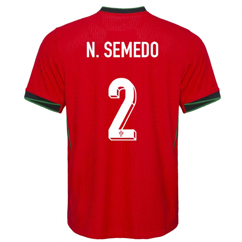 Danxen Børn Portugal Nélson Semedo #2 Rød Hjemmebane Spillertrøjer 24-26 Trøje T-Shirt