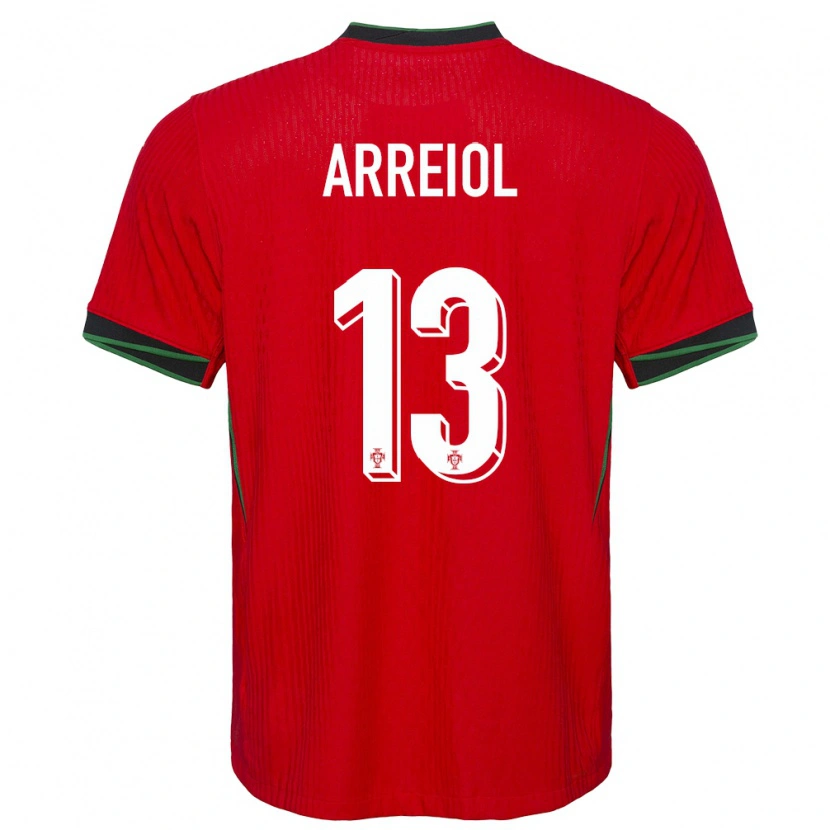 Danxen Børn Portugal Henrique Arreiol #13 Rød Hjemmebane Spillertrøjer 24-26 Trøje T-Shirt