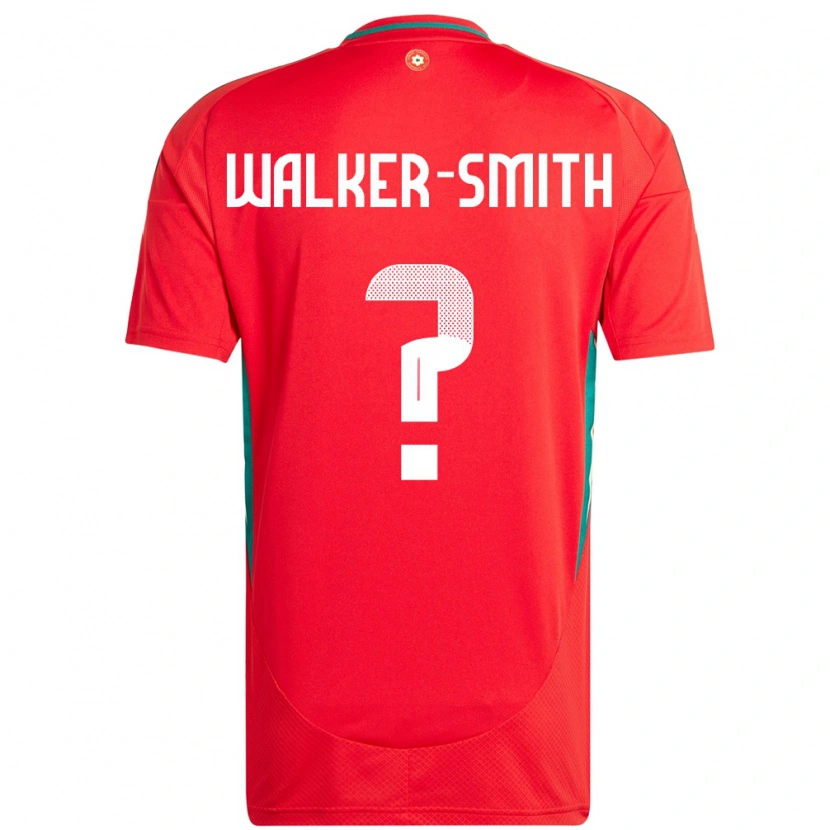 Danxen Børn Wales Charlie Walker-Smith #0 Rød Hjemmebane Spillertrøjer 24-26 Trøje T-Shirt