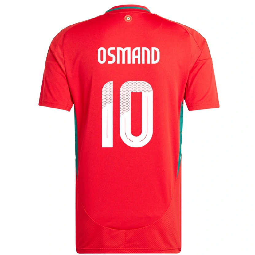 Danxen Børn Wales Callum Osmand #10 Rød Hjemmebane Spillertrøjer 24-26 Trøje T-Shirt