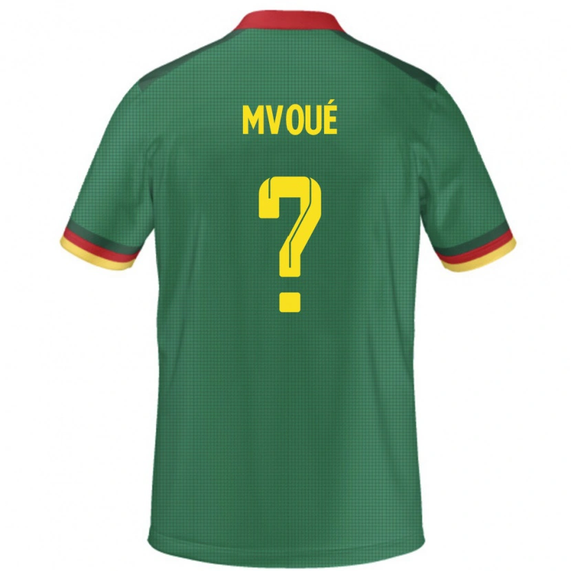 Danxen Børn Cameroun Steve Mvoué #0 Grøn Hjemmebane Spillertrøjer 24-26 Trøje T-Shirt