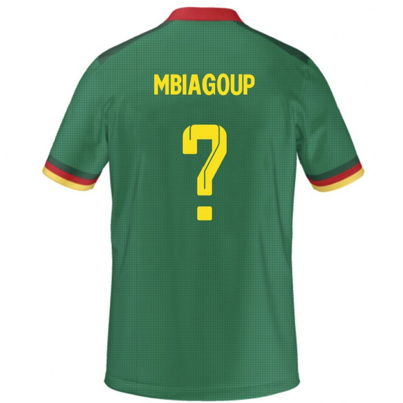 Danxen Børn Cameroun Xavier Mbiagoup #0 Grøn Hjemmebane Spillertrøjer 24-26 Trøje T-Shirt