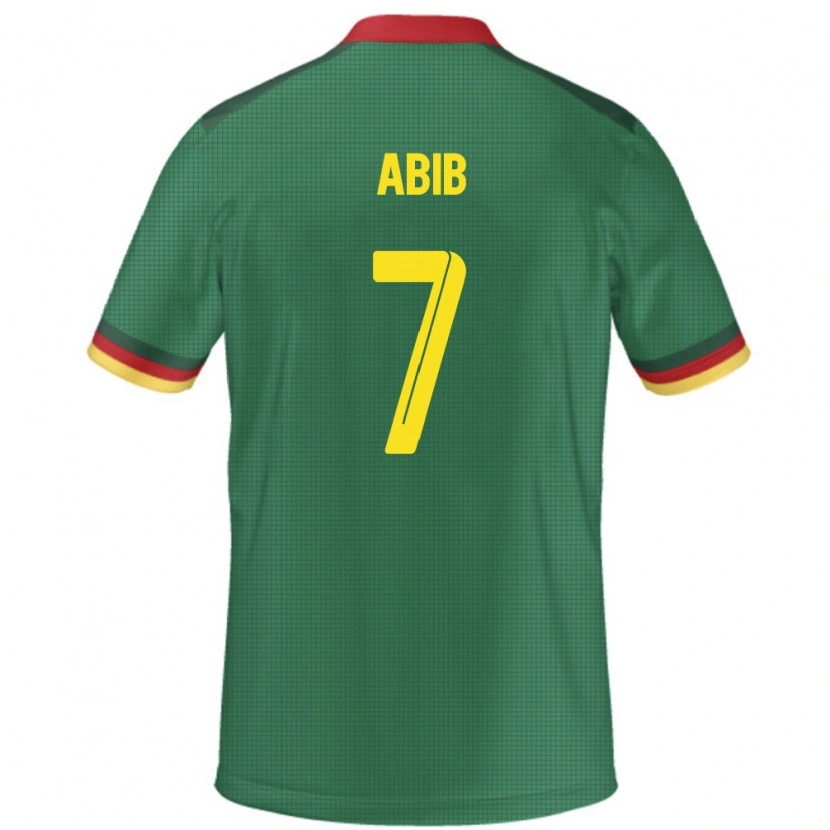 Danxen Børn Cameroun Tize Abib #7 Grøn Hjemmebane Spillertrøjer 24-26 Trøje T-Shirt