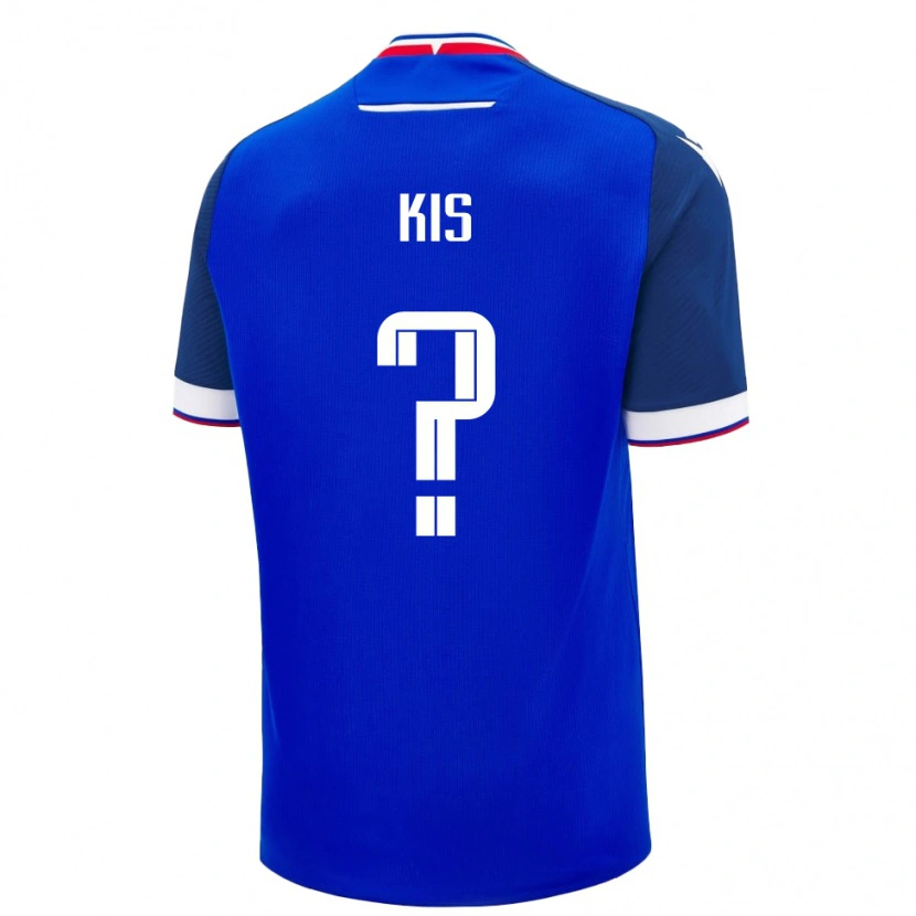 Danxen Børn Slovakiet Alex Kis #0 Blå Hjemmebane Spillertrøjer 24-26 Trøje T-Shirt