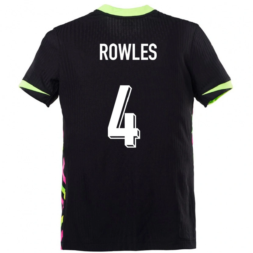 Danxen Børn Australien Kye Rowles #4 Mørkeblå Udebane Spillertrøjer 24-26 Trøje T-Shirt