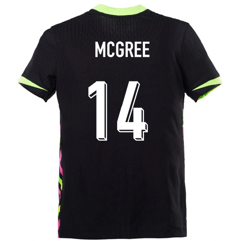 Danxen Børn Australien Riley Mcgree #14 Mørkeblå Udebane Spillertrøjer 24-26 Trøje T-Shirt