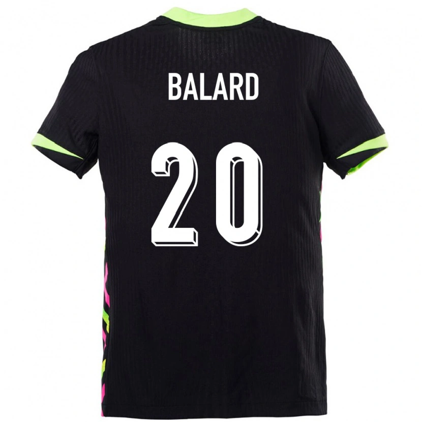 Danxen Børn Australien Max Balard #20 Mørkeblå Udebane Spillertrøjer 24-26 Trøje T-Shirt
