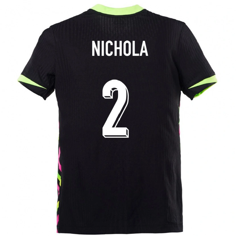 Danxen Børn Australien Malual Nichola #2 Mørkeblå Udebane Spillertrøjer 24-26 Trøje T-Shirt