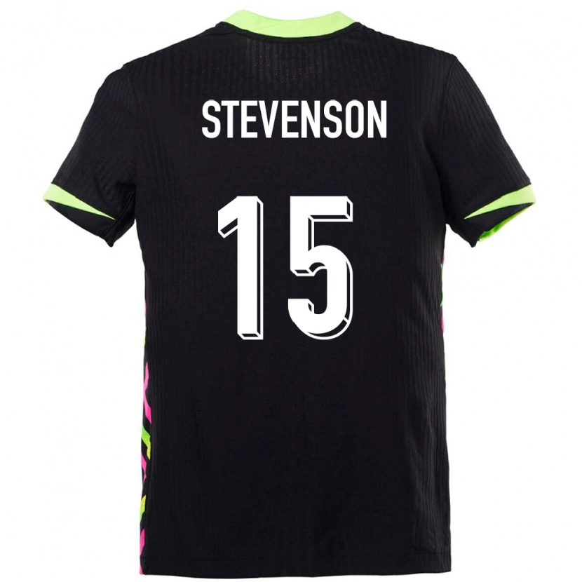 Danxen Børn Australien Zane Stevenson #15 Mørkeblå Udebane Spillertrøjer 24-26 Trøje T-Shirt
