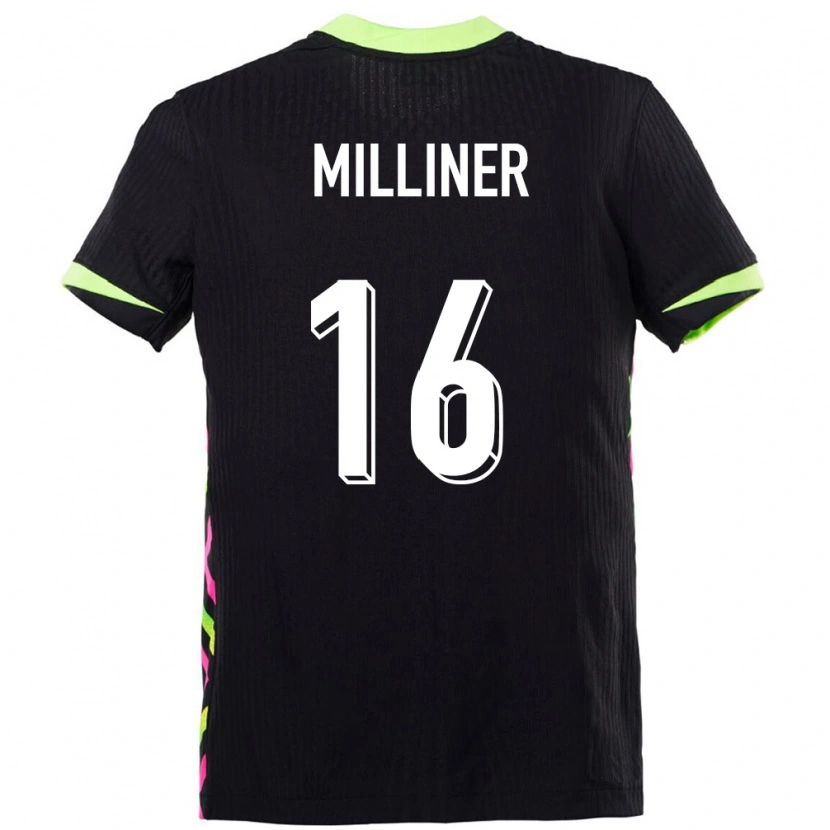 Danxen Børn Australien Miles Milliner #16 Mørkeblå Udebane Spillertrøjer 24-26 Trøje T-Shirt