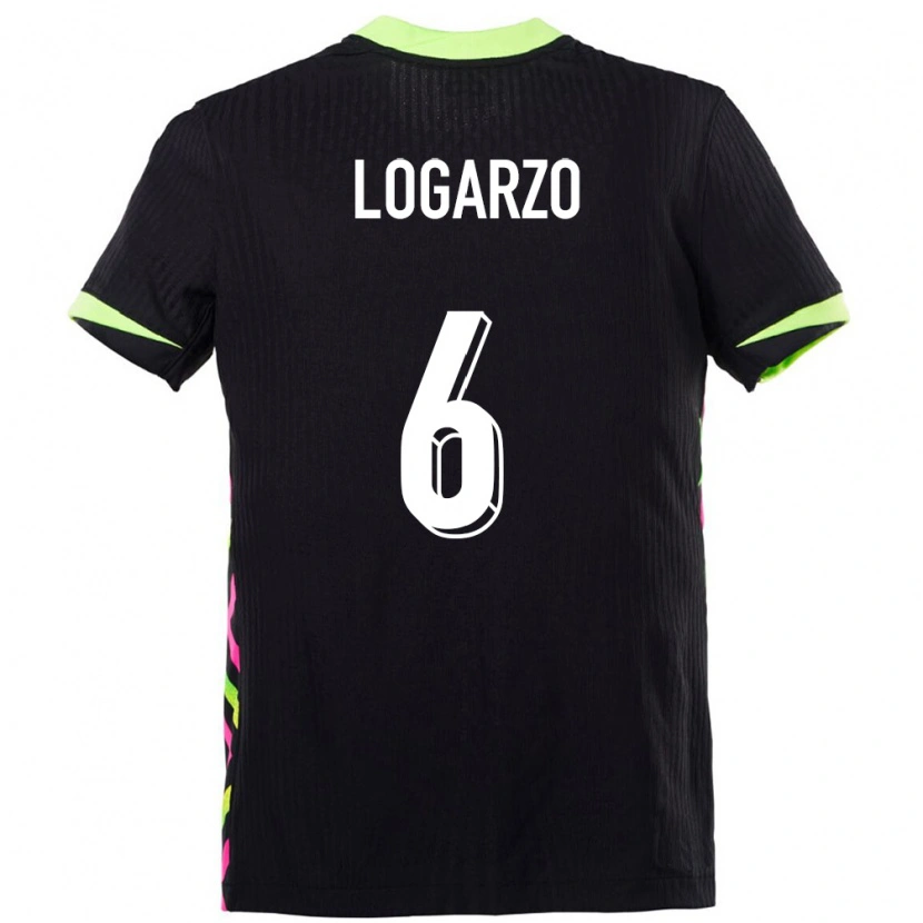 Danxen Børn Australien Chloe Logarzo #6 Mørkeblå Udebane Spillertrøjer 24-26 Trøje T-Shirt